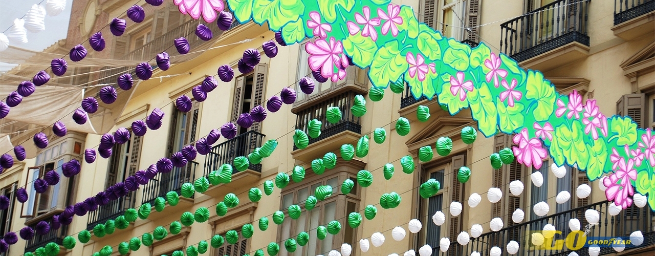 Decoración en la Feria de Málaga
