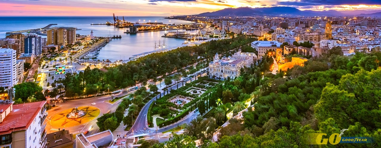 Málaga vista ciudad